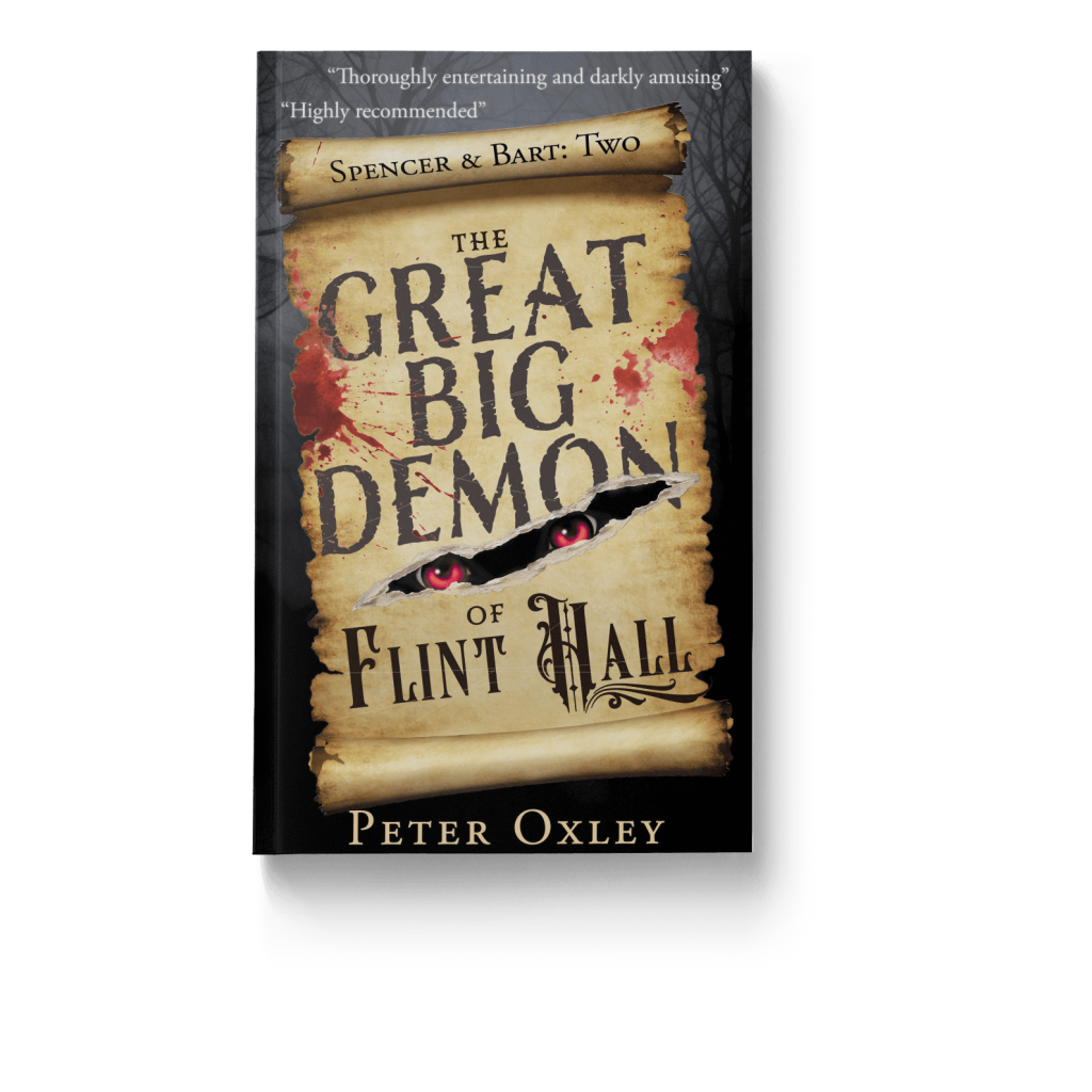 The Great Big Demon of Flint Hall Burning Chair